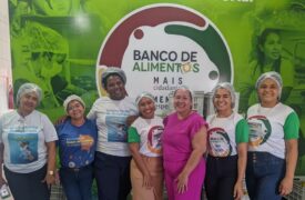 Sistema Integrado de Bibliotecas da Uema realiza visita ao Banco de Alimentos (BA) para alinhamento de futuras parcerias