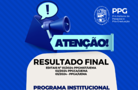 Resultado final: Bolsa de Doutorado Sanduíche para os Programas de Pós-Graduação em História, Ciência Animal e Agroecologia