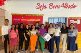 Alunos do curso de Letras da Uema realizam a 1ª oficina do projeto A Linguagem da Paz no Ensino