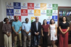 Vice-reitor da Uema e coordenação do Proetnos reúnem com prefeito de Alcântara para discutir implantação de licenciatura quilombola no município