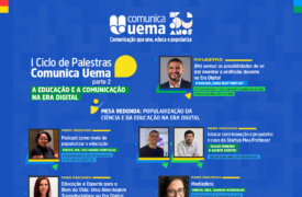 Acontece hoje: Ciclo de Palestras sobre Educação e Comunicação