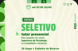 Uemanet oferece bolsa de R$1.100 para Tutores Presenciais