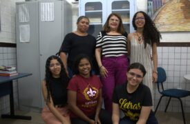 Alunos do curso de Letras do Campus Timon marcam presença no V ENAFDM