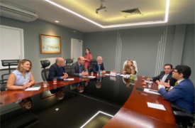 Reitor Walter Canales e presidente da Apruema buscam apoio da Alema para implantação de Plano de Saúde pela Assefaz na Uema