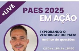 Live da Uema Campus Timon: Explorando o vestibular do PAES com análise de questões