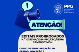 Inscrições prorrogadas: cursos de especialização em Gestão, Inovação e Empreendedorismo e em Contabilidade Digital, Tributária e Compliance