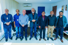 Reitor da Uema reúne com diretor da ANM no Campus Paulo VI e discutem parceria