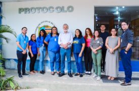 Equipe técnica da Reitoria visita setor de Protocolo e Arquivo da Uema