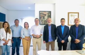 Reitor Walter Canales se reúne com o deputado Carlos Lula