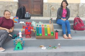 Alunos de Ciências Biológicas do Programa Ensinar realizam exposição interativa de brinquedos pedagógicos