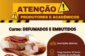 Liga Acadêmica de Produção de Suínos da Uema promove curso sobre embutidos e defumados