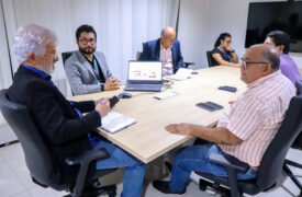 Reitor da Uema reúne e discute parceria com secretário adjunto da Setres