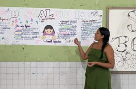 Mural da Aprendizagem estimula criatividade e reflexão entre alunos de Pedagogia do Programa Ensinar