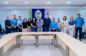 Reitor recebe equipe da PPG e professores do Programa de Pós-Graduação em Ciências Agrárias para discutir resultados de autoavaliação