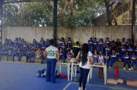 Projeto leva curso de primeiros socorros e combate a incêndios para estudantes de escola pública em Itapecuru Mirim