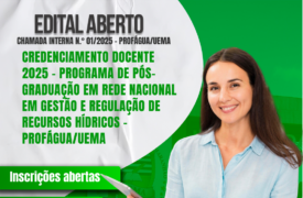 Uema abre inscrições para credenciamento de docentes permanentes no ProfÁgua