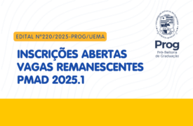 Uema publica edital com vagas remanescentes do PMAD 