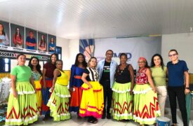 Alunos de Pedagogia do Programa Ensinar realizam seminário sobre a memória e identidade educacional do município