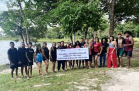 Alunos de Química do Programa Ensinar têm aula de campo sobre Didática no Rio Paxiba