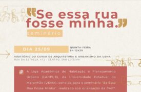Liga Acadêmica de Arquitetura da Uema realizará seminário sobre mobilidade urbana