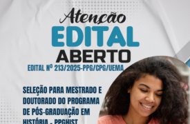 Uema abre seleção para Mestrado e Doutorado Profissional em História
