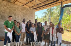 Liga Acadêmica de Suínos da Uema participa de visita técnica à granja em Vargem Grande