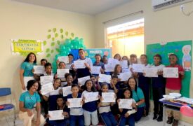 Projeto BrincaConta dos alunos de Pedagogia do Programa Ensinar estimula aprendizagem da matemática de forma lúdica e sustentável