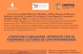 Uema lança livro “Literatura e Linguagens: interfaces com os fenômenos culturais da contemporaneidade” em Bacabal