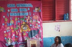 Proetnos/Uema leva Afroteca Viajante a escola do quilombo Outeiro de Maria Justina