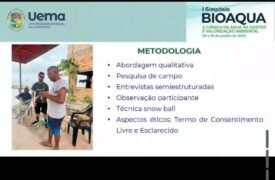 Alunos do Programa Ensinar apresentam trabalho acadêmico no I Simpósio BioAqua