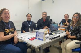 Reunião entre Programa Ensinar e  SIB-UEMA debate expansão do acesso a acervos físicos e digitais